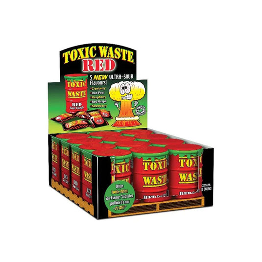 Toxic waste red drum (12x 42gr)
