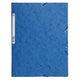 Mappen esselte flappen elastiek a4 240x320mm blauw