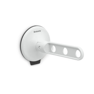 Brabantia inklapbare kledinghaak met zuignap grey | 2 stuks