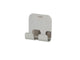 Tiger colar handdoekhaak dubbel rvs gepolijst 50x49x20mm