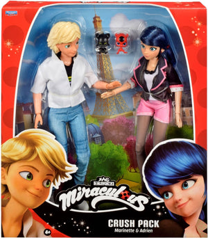 Bandai miraculous marinette adrien poppenset - 26 cm