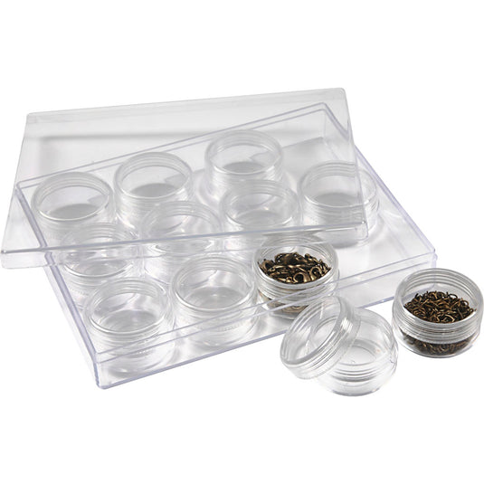 Https: www.cchobby.nl opslagdoos-met-potjes-h-20-mm-d-35-mm-10-ml-12-stuk-1-set