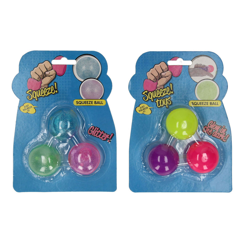 Afbeelding laden in galerijviewer, Knijpbal sticky kleur, set van 3
