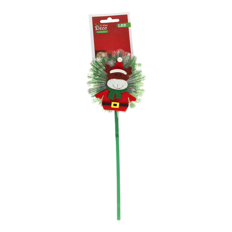 Afbeelding laden in galerijviewer, Kerststeker met kerstfiguur led
