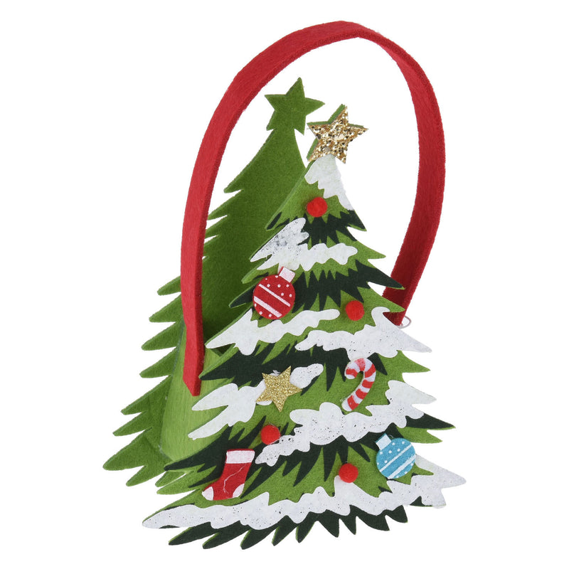 Afbeelding laden in galerijviewer, Vilten tasje kerstboom
