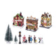 Kerstdorp met led set, 17dlg.