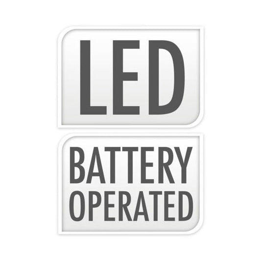 Kerstdorp met led, 10dlg.