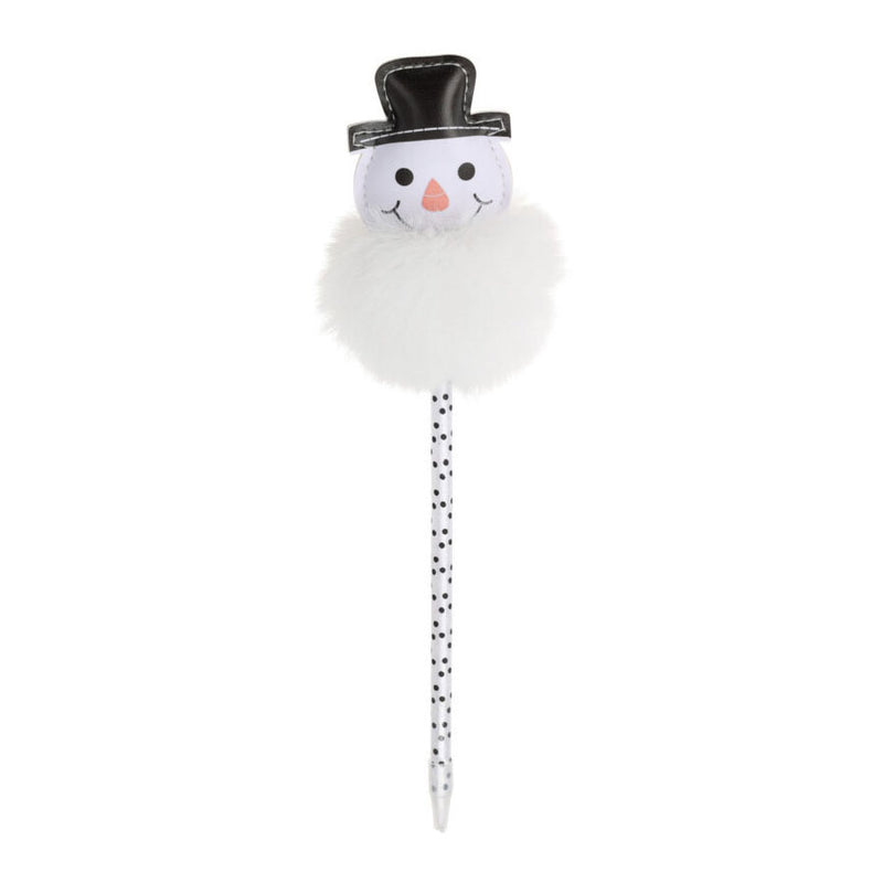 Afbeelding laden in galerijviewer, Balpen Kerst met Pompom, 25cm
