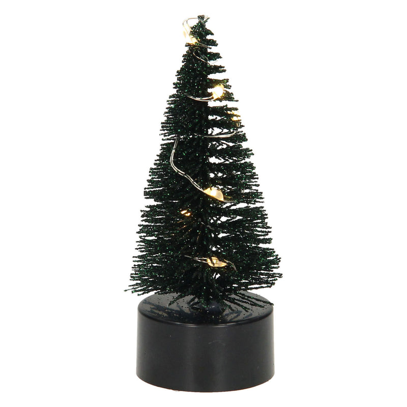 Afbeelding laden in galerijviewer, Kerstboom glitter led, 10cm

