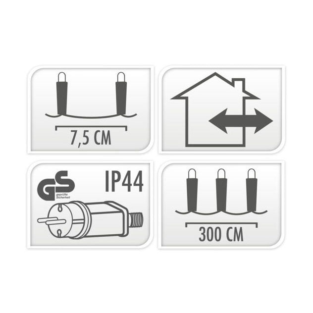 Afbeelding laden in galerijviewer, Buiten ledverlichting 40 led - warm white, 300cm
