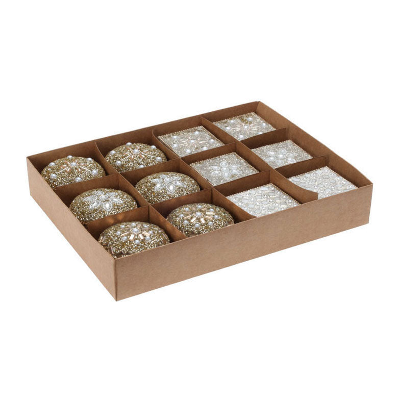 Afbeelding laden in galerijviewer, Doosje 7x4cm goud, set van 12
