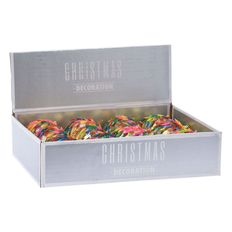 Afbeelding laden in galerijviewer, Kerstbal Blad 6cm, Set vam 12 stuks
