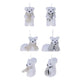 Kersthanger winterdieren, set van 24