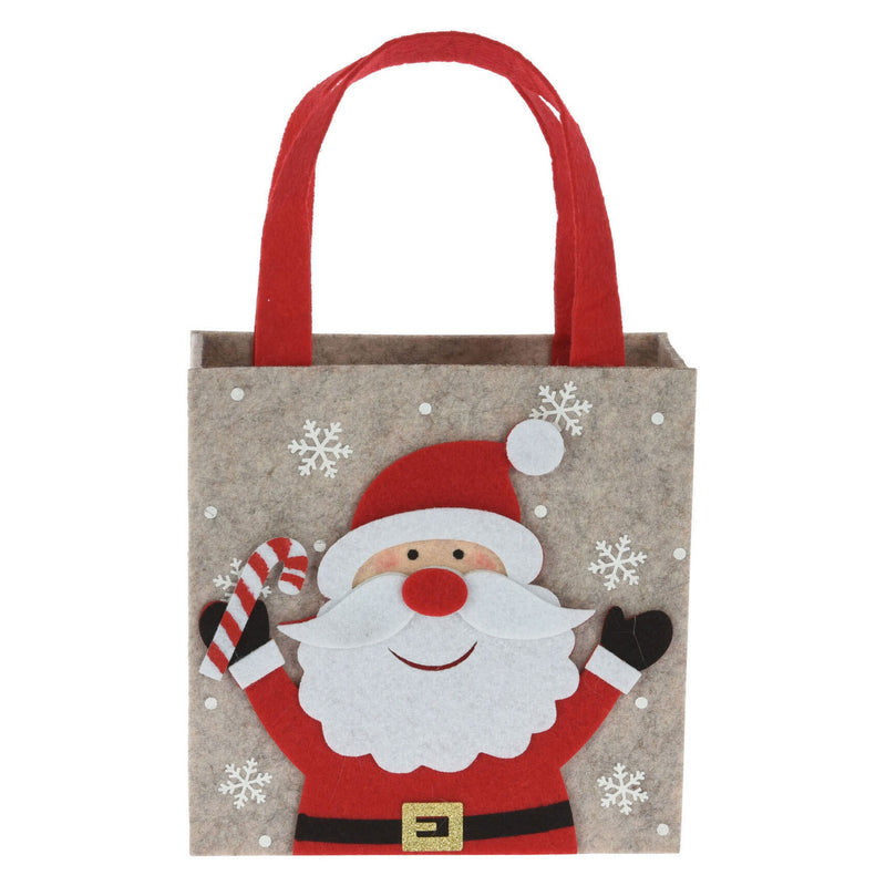 Afbeelding laden in galerijviewer, Vilten Kerst Cadeautas, 18cm
