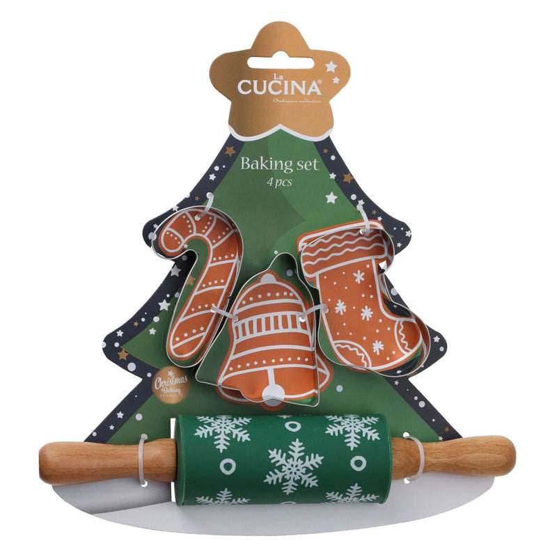 Afbeelding laden in galerijviewer, Bakset Kerst Design, 4dlg.
