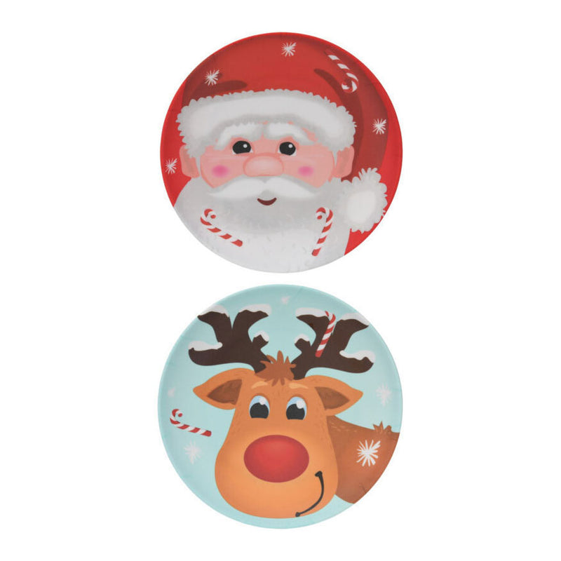 Afbeelding laden in galerijviewer, Melamine Kinderbord met Kerstprint

