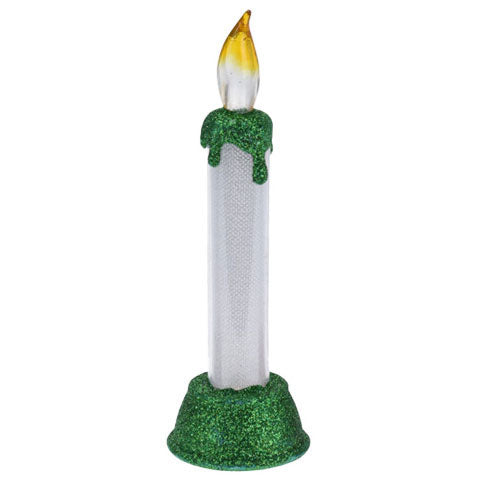 Afbeelding laden in galerijviewer, Ledkaars met Kerstglitters, 15cm.
