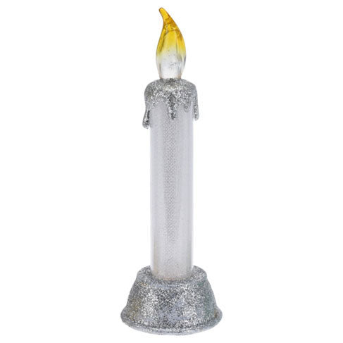 Afbeelding laden in galerijviewer, Ledkaars met Kerstglitters, 15cm.
