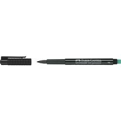 Overheadmarker faber-castell zwart permanent 10 stuks