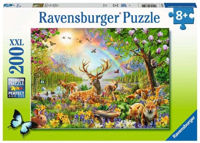 Afbeelding laden in galerijviewer, Ravensburger puzzel mooie hertenfamilie, 200st. xxl
