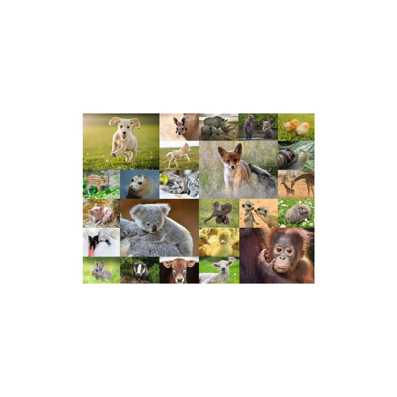 Afbeelding laden in galerijviewer, Ravensburger puzzel schattige babydieren 200 xxl stukjes
