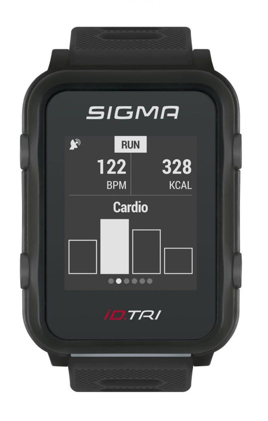 Sporthorloge Sigma iD.TRI Black Set