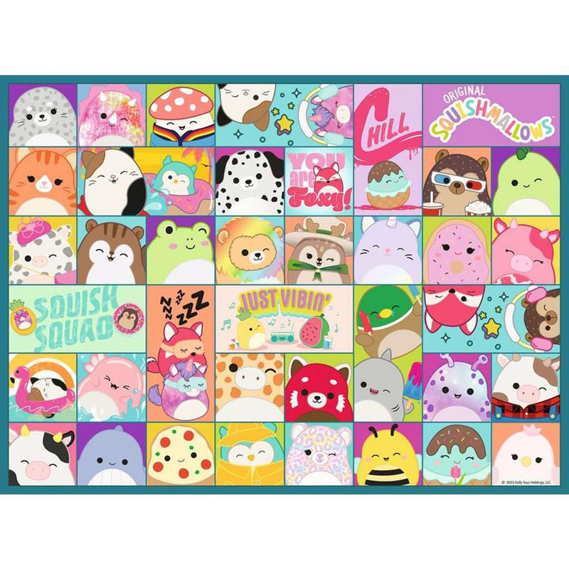 Afbeelding laden in galerijviewer, Ravensburger puzzel squismallows 100 xxl stukjes
