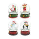 Waterbal met kerstfiguur, 4,5cm