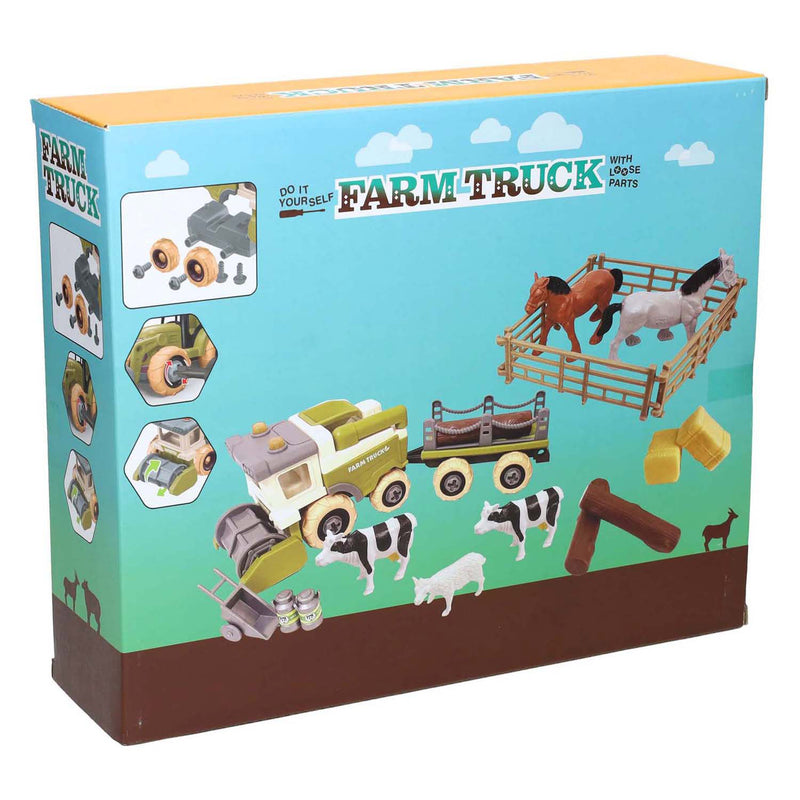 Afbeelding laden in galerijviewer, Koopman boerderij speelset tractor educatief karton speelgoed voor kinderen.
