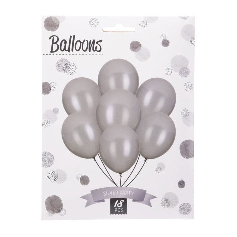 Afbeelding laden in galerijviewer, Ballonnen zilver, 18st.
