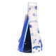 Hoedje papier blauw, 8st.