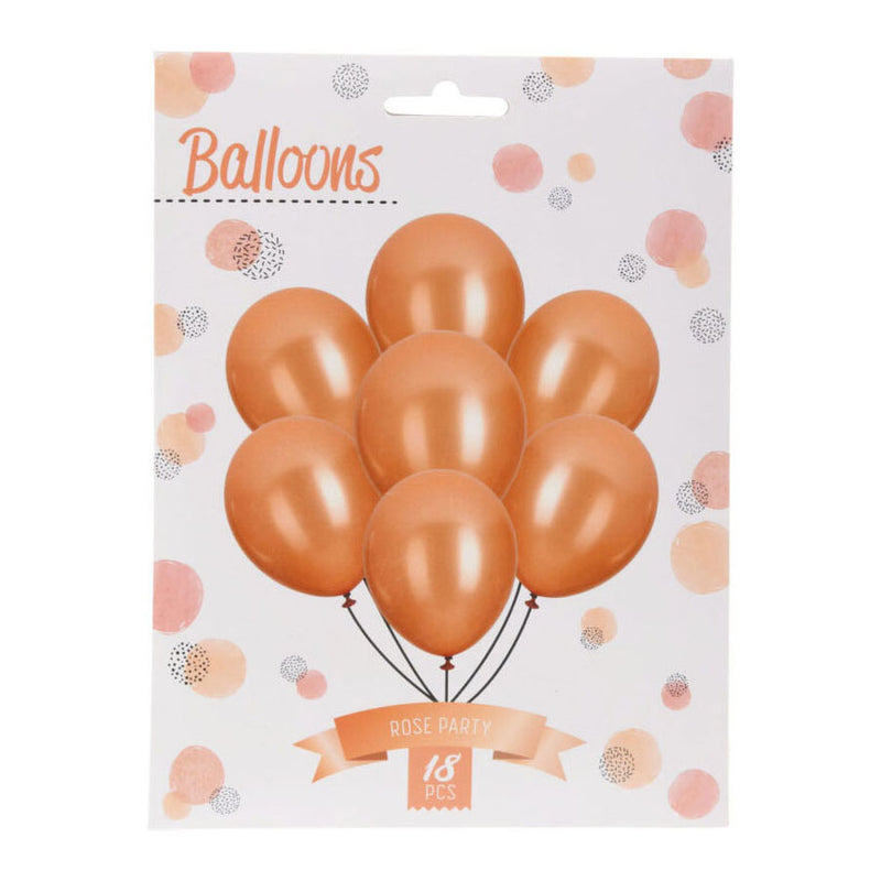 Afbeelding laden in galerijviewer, Ballonnen 18st. 12 inch rose g
