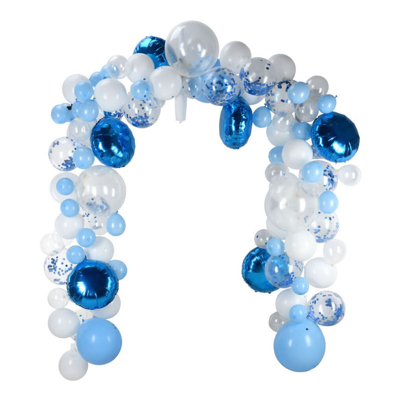 Afbeelding laden in galerijviewer, Bouw je eigen ballonnenboog set blauw, 120dlg.
