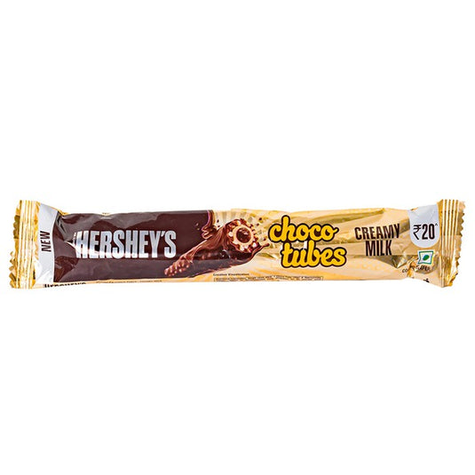 Hershey's choco tubes creamy milk (12x 25gr)