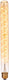 Lucide t32 - filament lamp - ø 3,2 cm - led 3 stepdim (memory) - e27 - 1x4,9w 2200k - amber