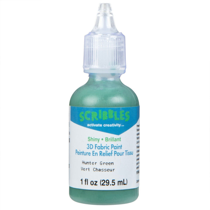 Afbeelding laden in galerijviewer, Scribbles • 3d textielverf glanzend 29,5ml hunters green
