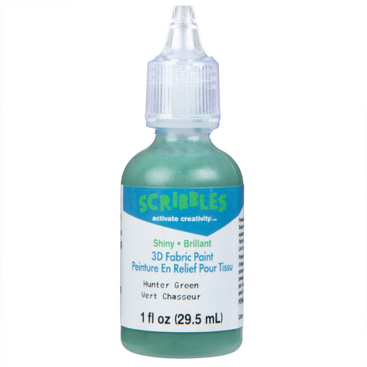 Scribbles • 3d textielverf glanzend 29,5ml hunters green