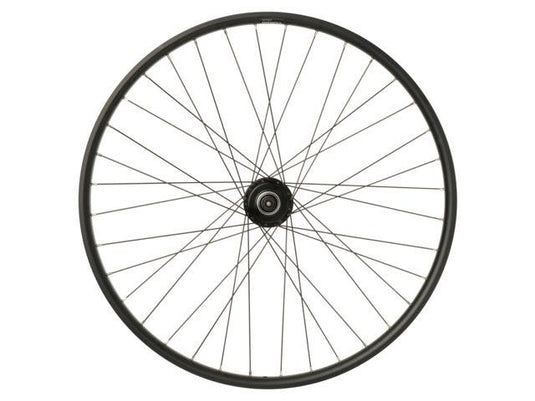 Abi cordo hybride voorwiel 28 naafdynamo centerlock - zwart - 139620