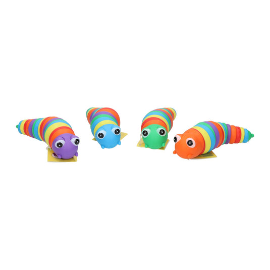 Speelgoedrups in regenboogkleuren - 18cm