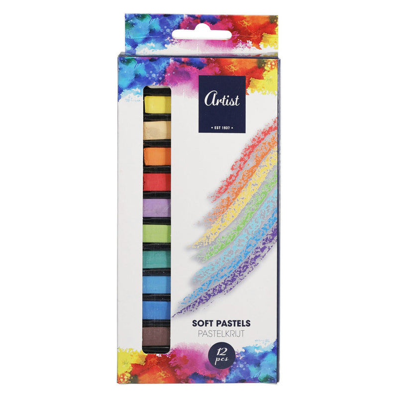 Afbeelding laden in galerijviewer, Set pastelkrijt 6,5cm - 12st.
