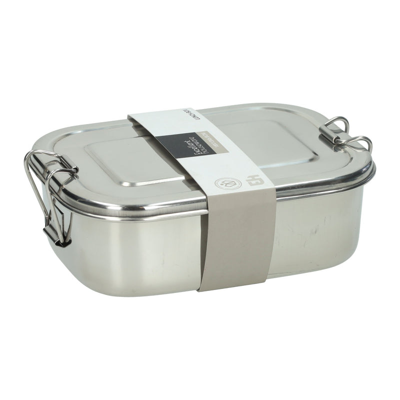 Afbeelding laden in galerijviewer, Lunchbox van rvs - 18x13x6,8cm
