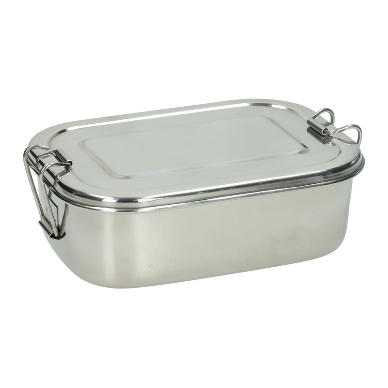 Afbeelding laden in galerijviewer, Lunchbox van rvs - 18x13x6,8cm
