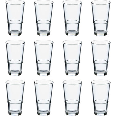 Mammoet bierglas budgetline amsterdam stapelbaar 340ml set a 12 stuks