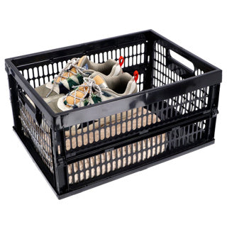 Afbeelding laden in galerijviewer, Curver shopbox 34l zwart | 2 stuks

