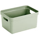 Sunware sigma home opbergbox 13l - 35x24.6x18.3 cm - groen