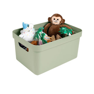 Afbeelding laden in galerijviewer, Sunware sigma home opbergbox 13l - 35x24.6x18.3 cm - groen

