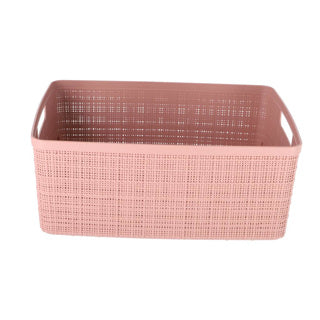 Afbeelding laden in galerijviewer, Curver jute opbergmand m 12l rose dawn | 2 stuks
