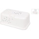 No brand tissuehouder pp 22x13x9cm | 3 stuks