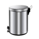Eko v-part - pedaalemmer 5 liter - stainless steel - mat rvs - prullenbak
