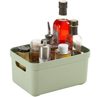 Afbeelding laden in galerijviewer, Sunware - sigma home opbergbox 5l groen - 25,2 x 17,5 x 12,2 cm
